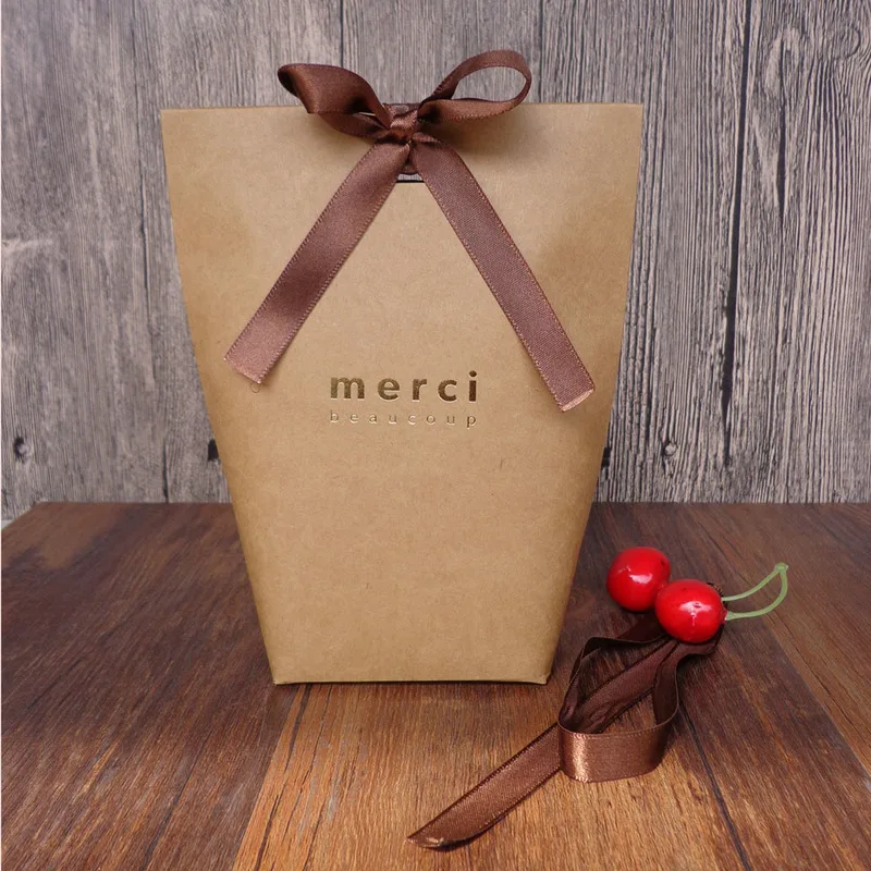 Подарочная коробка для конфет с лентой 50 шт. | Дом и сад