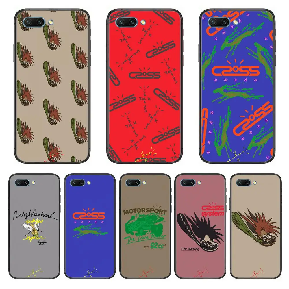 

Luxury fashion brand clear Phone Case For Huawei Honor 10 9 8 7 N Pro Lite A C RU Black Etui Coque Hoesjes comic fashion