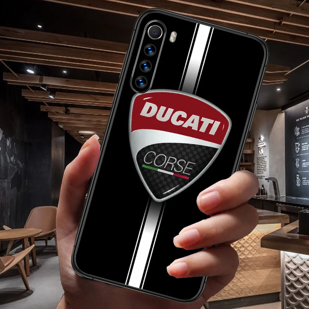 

Italy Famous Motorcycle Phone Case For Xiaomi Redmi Note 7 8 8T 9 9S 4X 7 7A 9A K30 Pro Ultra black Waterproof Tpu Hoesjes