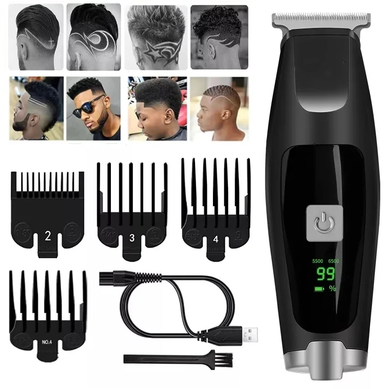 

Kemei Electric Hair Clipper for Men Rechargeable Hair Trimmer Professional Razor Hair Cutting Machine Haircut Barber Clippers