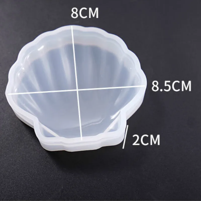 Форма силиконовая для украшений сделай сам зеркальная форма большой ракушки