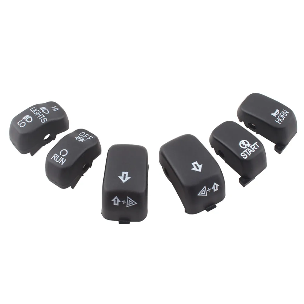 

Motorcycle Aluminum Handlebar Control Switch Housings Cover and Switch Cap Buttons For Harley Dyna Sportster Softail Fat Bob