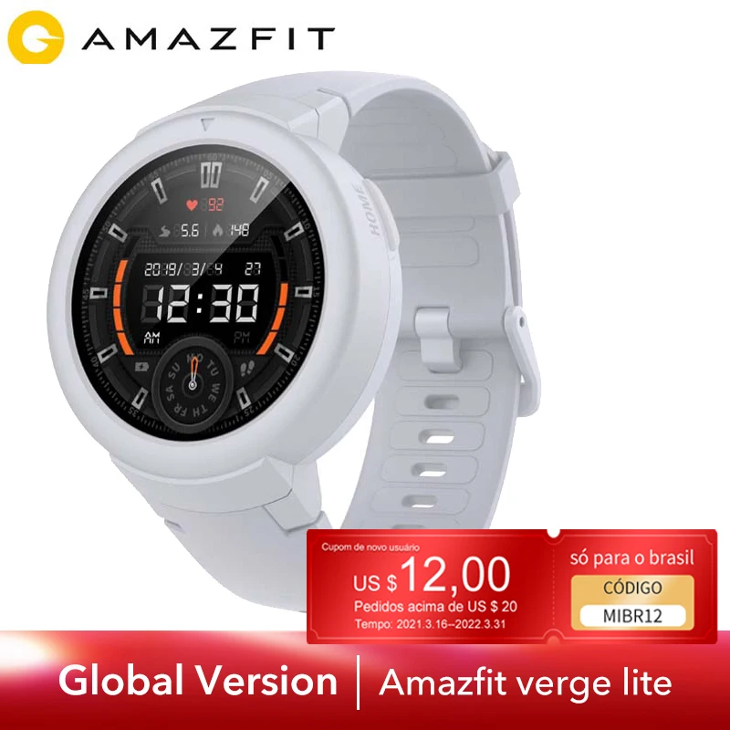 Глобальная версия Amazfit грани Lite GPS Смарт часы с 1:3 активно матричные осид Экран