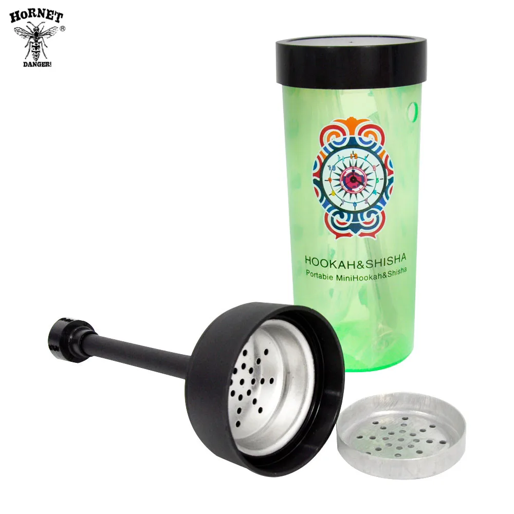 HORNET акриловый портативный кальян легкий Outdoo мини бутылочный пластиковая чашка