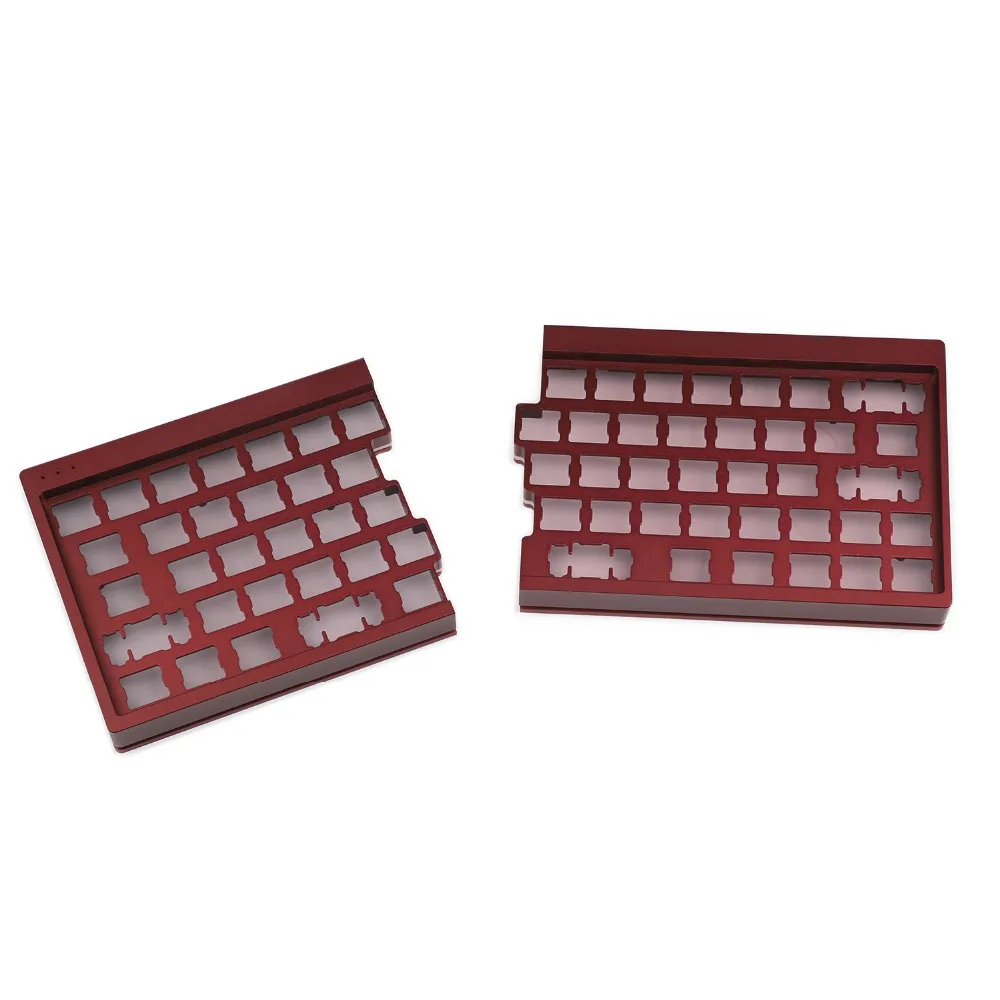YMDK split 64 SP64 CNC Алюминиевый Чехол-пластина Горячая розетка Горячая замена PCB Underglow RGB Полностью программируемый DIY Kit