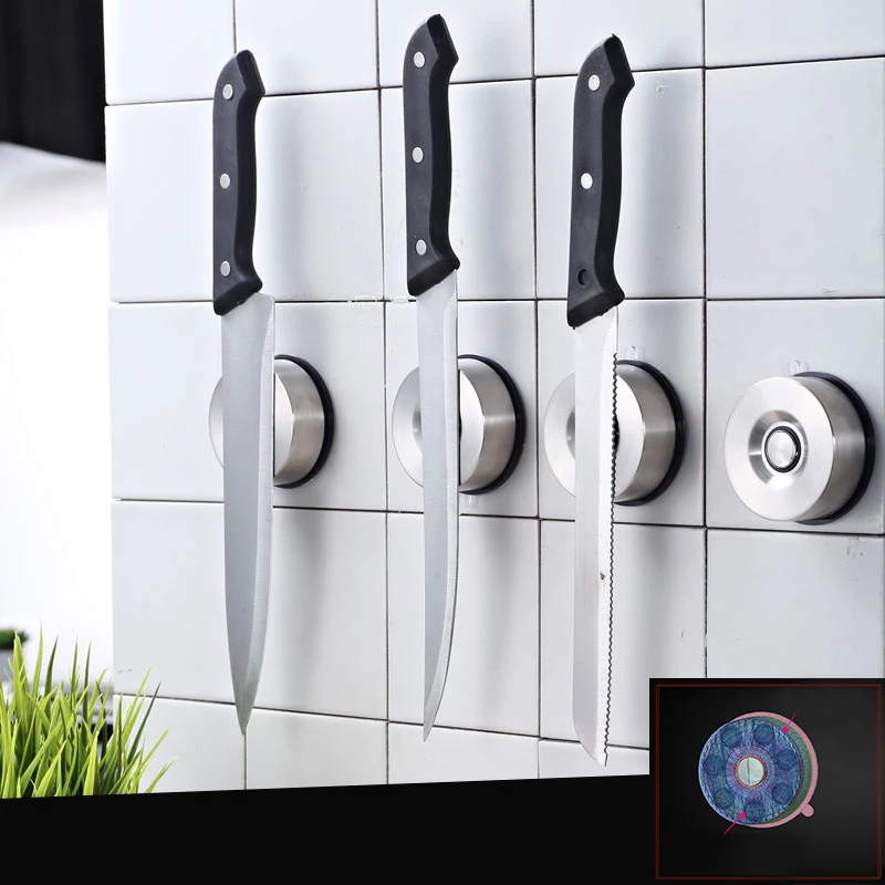 Магнитный Держатель ножей из нержавеющей стали настенный держатель для полка