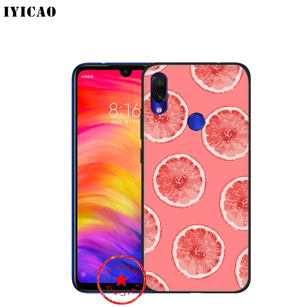 IYICAO Grape Fruit Art Soft Case for Redmi K20 8A 7A 7 6 Pro 6A 5 Plus 5A 4X 4A S2 Go Silicone |