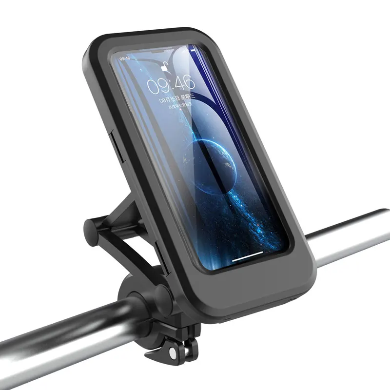 aluminum alloy bike mobile phone holder adjustable bicycle phone holder magnetic adsorption phone stand motorcycle accessories free global shipping