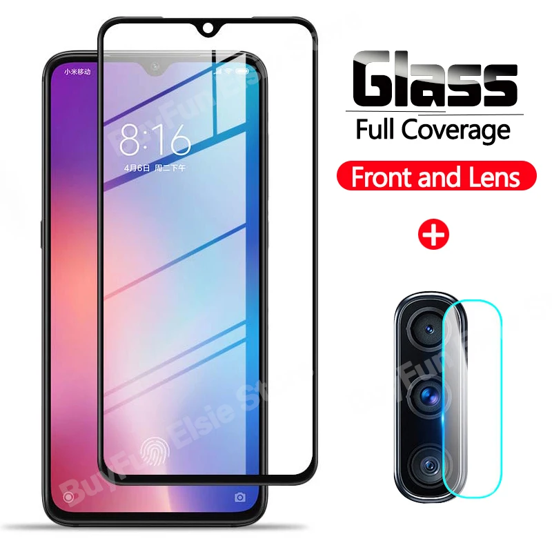 Закаленное стекло 2 в 1 с полным покрытием для Xiaomi mi 9 Pro Защита экрана xiaomi se