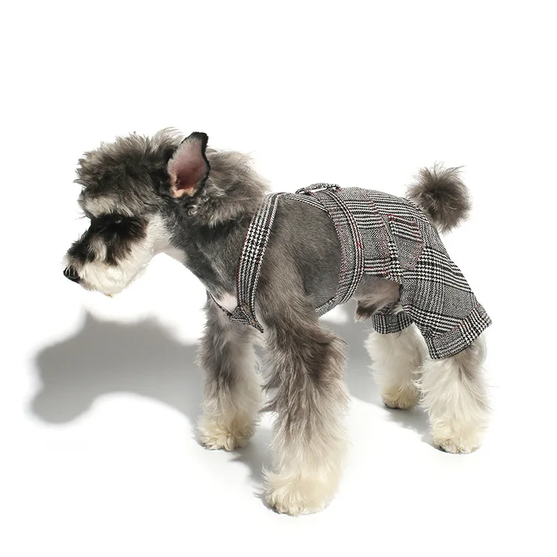 

Dog Overalls Jumpsuit Rompers Yorkie Poodle Bichon Pomeranian Schnauzer Puppy Pug Clothes Dog Costume Apparel Outfit Dropship