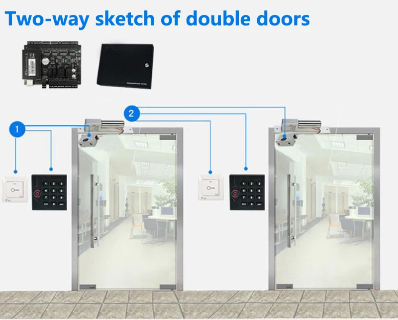 C3-100/200/400 TCP IP Wiegand 26 34 Door Access Control Panel Board for security solutions access control System 30000 User images - 6