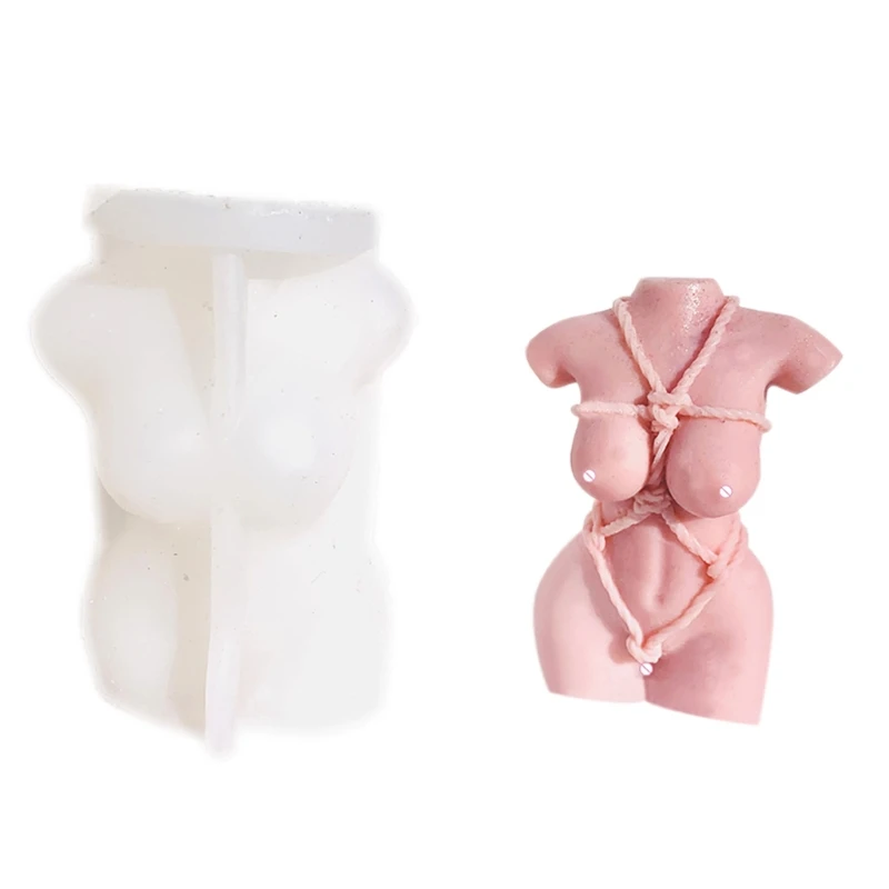 

DIY Bundled Woman 3D Human Body Epoxy Mold Can Be Made Toy Ornaments Candles