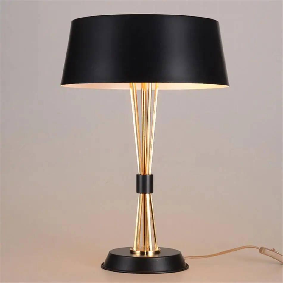 Современная настольная лампа металлическая для гостиной офиса Flexo чтения кафе