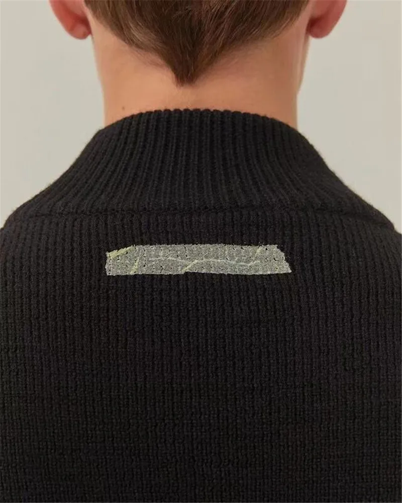 Свитер Adererror 2020FW для мужчин и женщин свитшот с круглым вырезом надписью в стиле