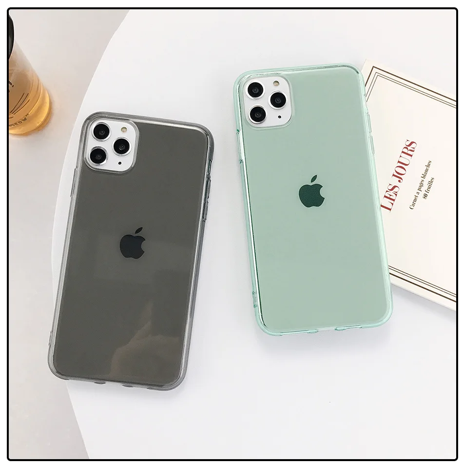 KJOEW чехол для телефона для iPhone 11 Pro Max X XS XR Xs Max transapent Мягкий ТПУ силиконовый чехол для iPhone 6 6s 7 8 Plus чехол s Capa