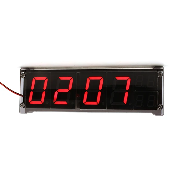 Цифровые часы 1 2 дюйма простой светодиодный термометр с подсветкой|clock