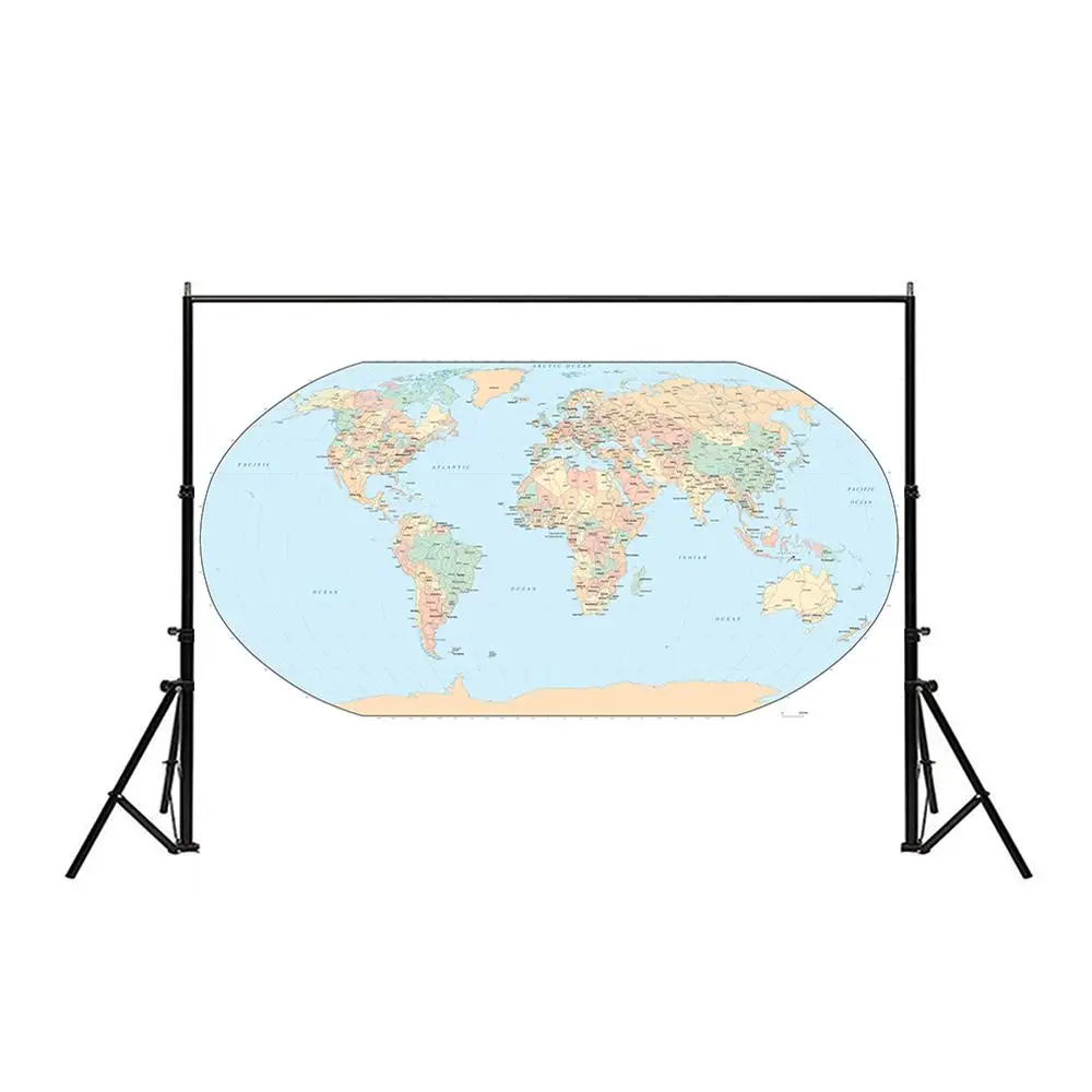 Карта мира Mercator проекция 150x225 см карта без запаха из нетканого материала