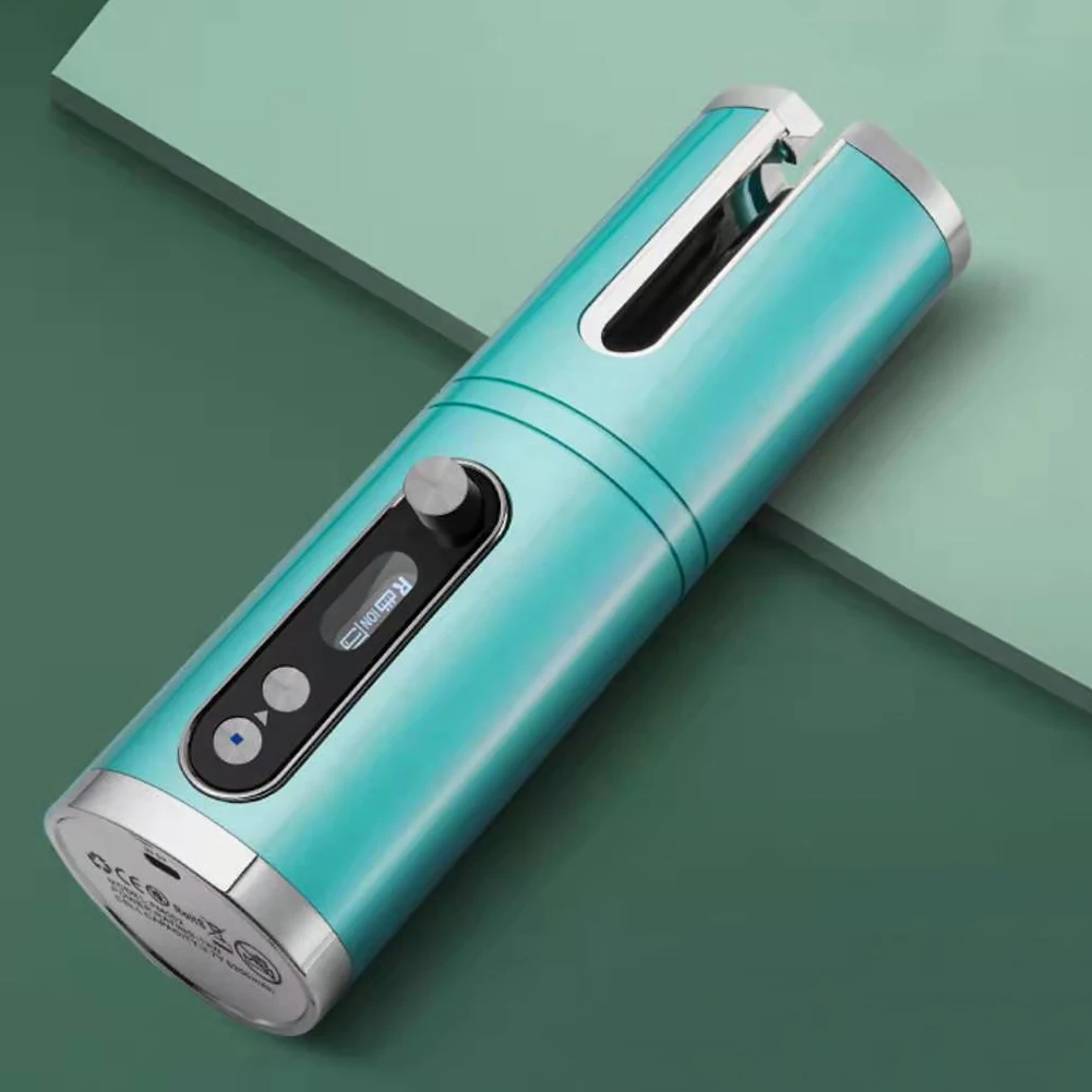 

Auto Ceramic Wireless Curling Iron Hair Waver Tongs Curling Wand Air Curler USB Cordless Automatic Hair Curler