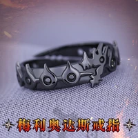anime the seven deadly sins meliodas dragons sin of wrath s925 silver couple finger ring adults adjustable jewelry fashion gift