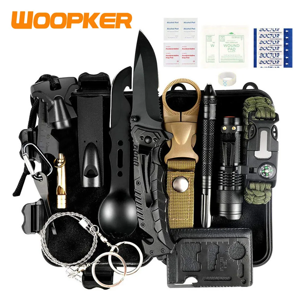35 шт. набор для выживания в экстренных ситуациях подарок на день рождения