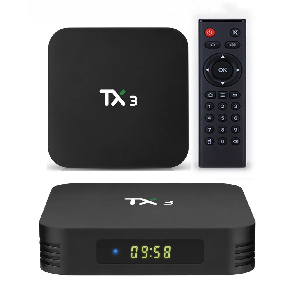 TX3 Мини Смарт ТВ-приставка Android 8 1 Amlogic S905W 1G 8G 2G 16G 4K H.265 2 4G 5G Dual wifi телеприставка