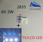 100 шт. OSRAM СВЕТОДИОДНЫЙ фонарь высокой мощности Светодиодный 1,5 Вт 6 в 1210 3528 2835 131LM холодный белый ЖК-дисплей подсветка для ТВ приложения