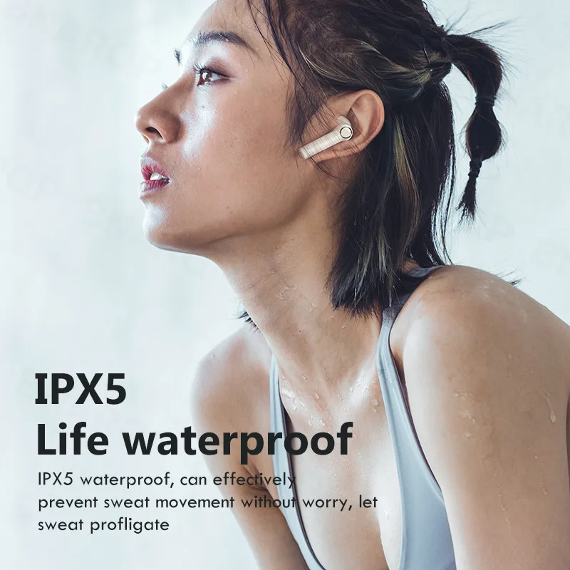 

Wireless Headphones In-ear Bluetooth Earphone 9D HiFi Stereo Headset Touch Control Earbuds Sport Waterproof Headsets With Mic