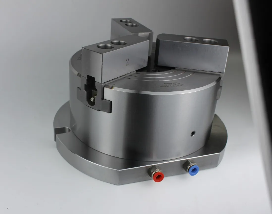 Посередине полая Вертикальная кулачковый пневматического Чака KL04TQ 3 полный