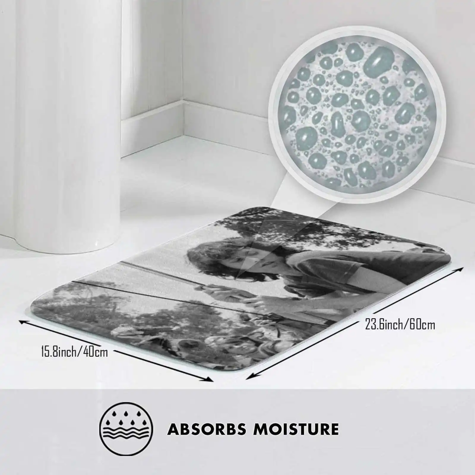 Jim Morrison Comfortable Door Mat Rug Carpet Cushion Music And Roll N Teen Woodstock | Дом и сад