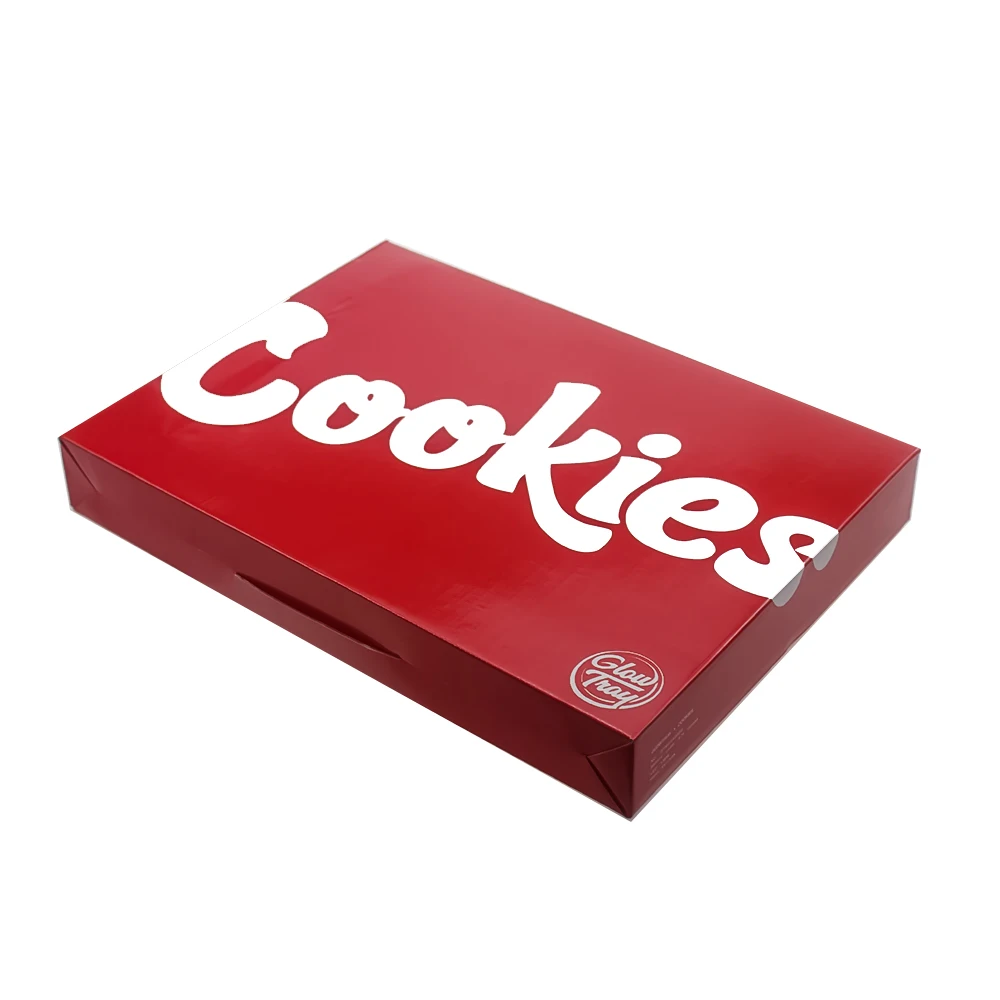 

LED Lights Rolling Tray runty cookies with Handbag Glowing Lighted Lit flash Plastic Roll Tray for Tobacco Storage tray
