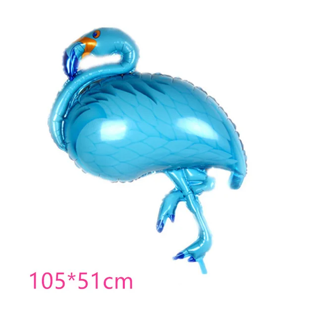 Ballons 1pcs Hawaiian Luau Party Decoration Flamingo Tropical Palm Leaves Tableware Paper Plates Cups Pineapple Summer Birthday Party Decor - Цвет: Ballons 1pcs