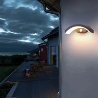 ory outdoor wall lamp fixture led patio human body induction waterproof creative wall light for courtyard balcony garden