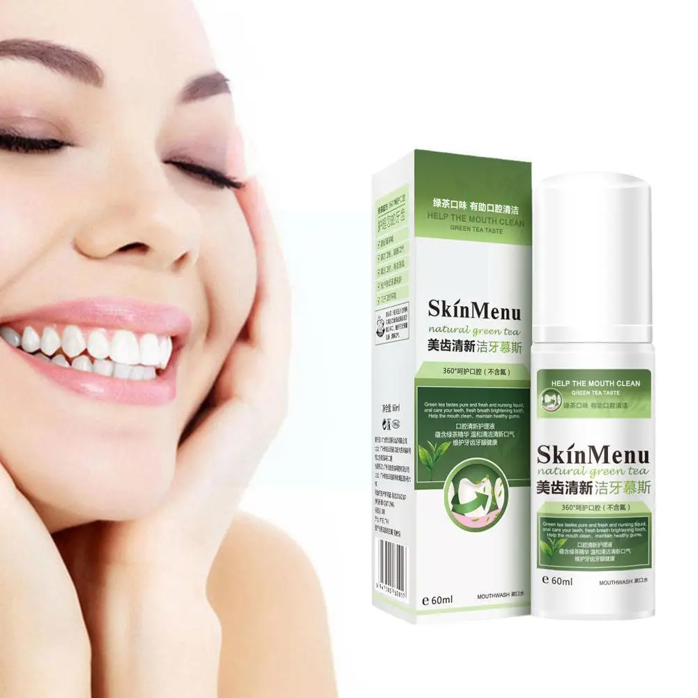 

60 мл мусс для отбеливания зубов, удаление пятен от зубного налета, чистка зубов, зубная паста для полости рта, белых зубов, свежий запах дыхан...