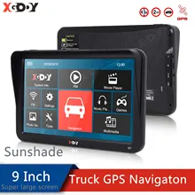 XGODY 9 Inch Bluetooth Car Gps Navigation Touch Capacitive Screen Display With AV-IN 256MB RAM 8GB ROM Truck GPS Navigator 2020