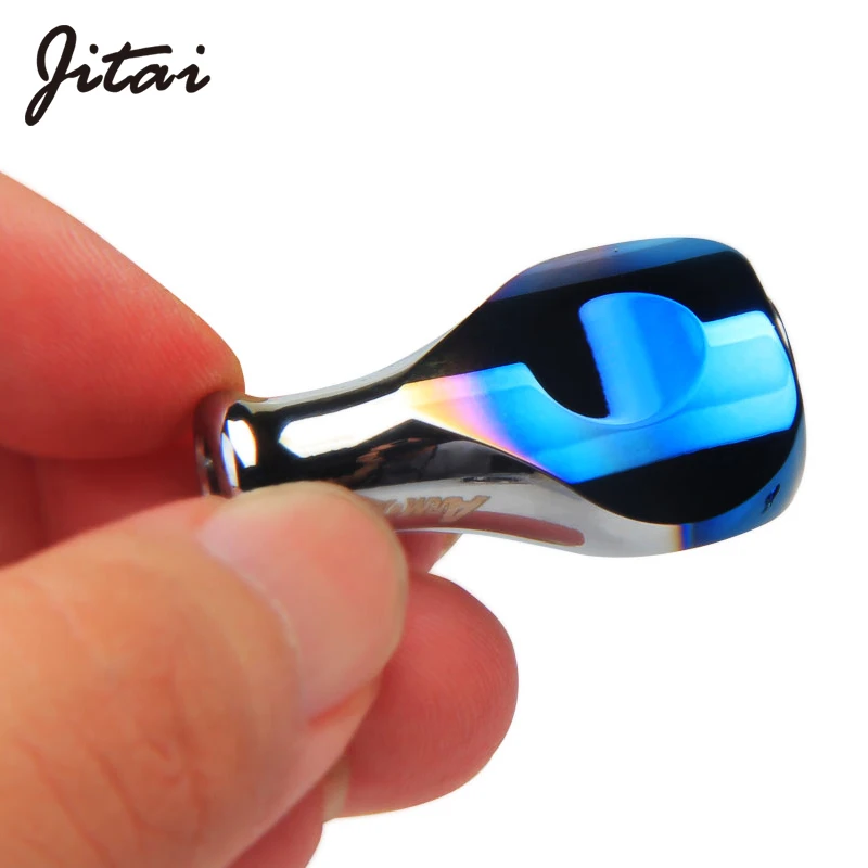 Jitai Spinning Baitcasting Move Reel Handle Knob For Shimano Daiwa Used Burning Color Flam Aluminum Alloy | Спорт и развлечения