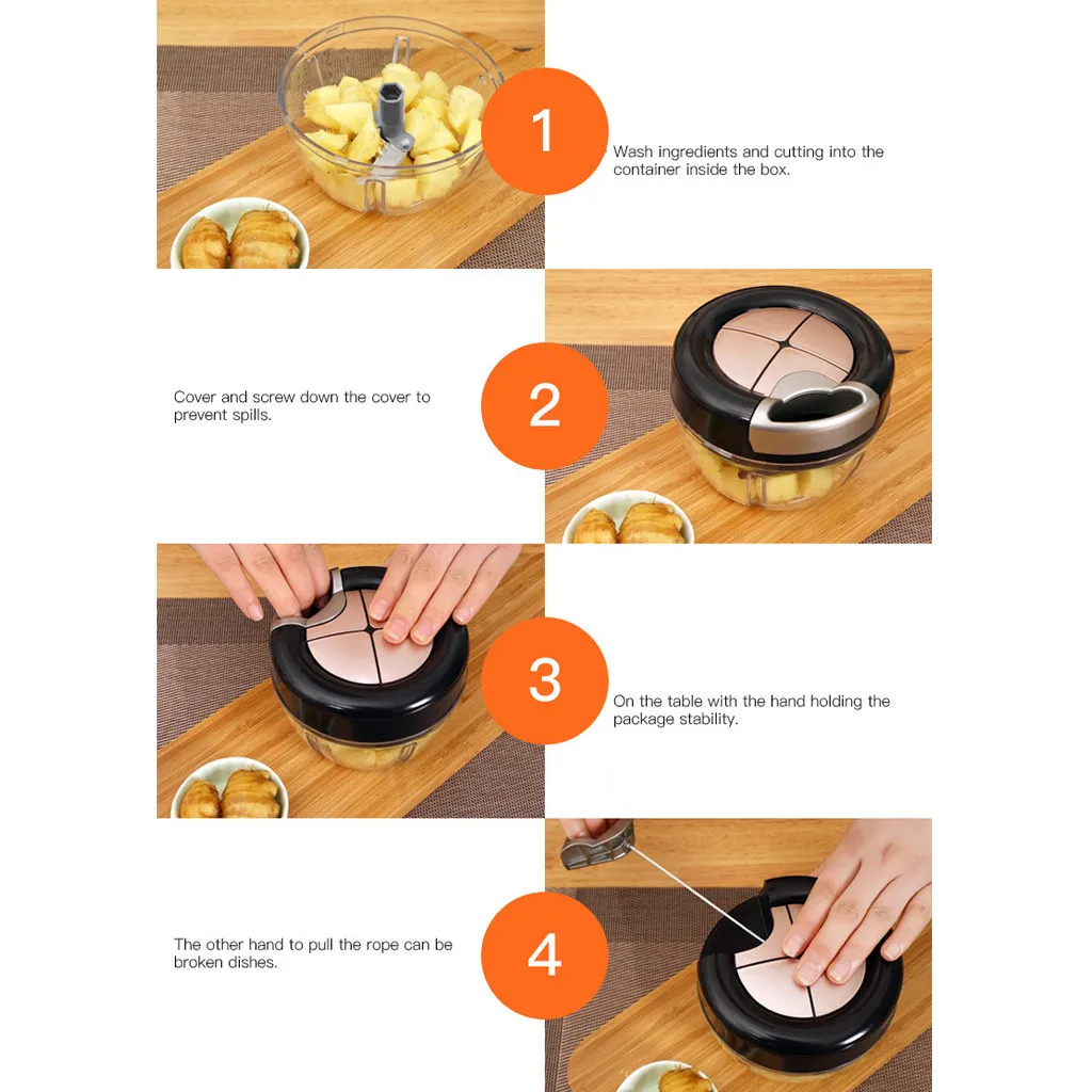 Кухонные аксессуары ручные фрукты/овощи Лук Чеснок резак еда Быстрый