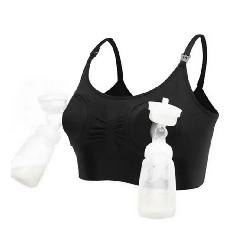 Женский бюстгальтер для кормления черный пуш-ап без рук беременных 2019 | Мать и