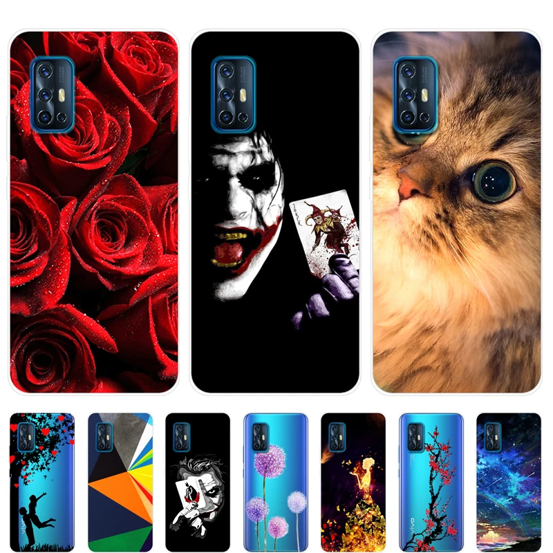 Чехол Vivo V17 6 44 дюйма силиконовая Мягкая задняя крышка из ТПУ чехол для телефона V 17
