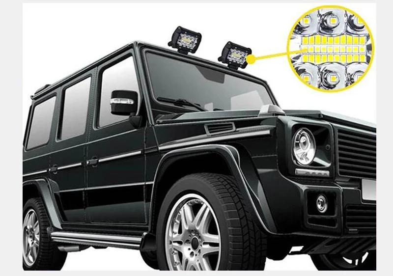 4x4 внедорожный светодиодный световой бар 60 Вт светодиодный рабочий свет бар 12 В фара для автомобильной лодки прицеп рабочий свет противотуманная фара автомобильные аксессуары