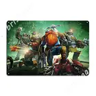 Deep Rock галактические металлические знаки для кинотеатра, гаража, Настенный декор, печатные оловянные плакаты