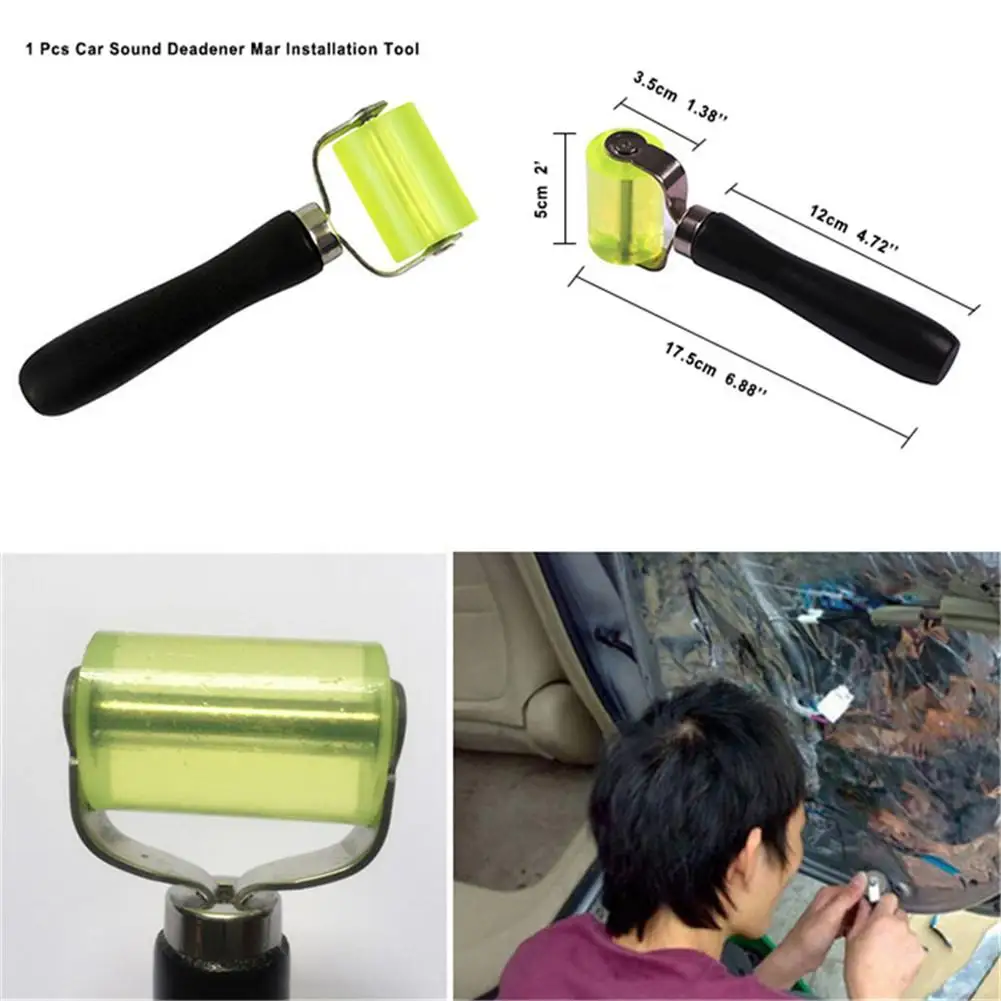 Автомобильный звукоизолирующий коврик с деревянной ручкой звукоизоляционный