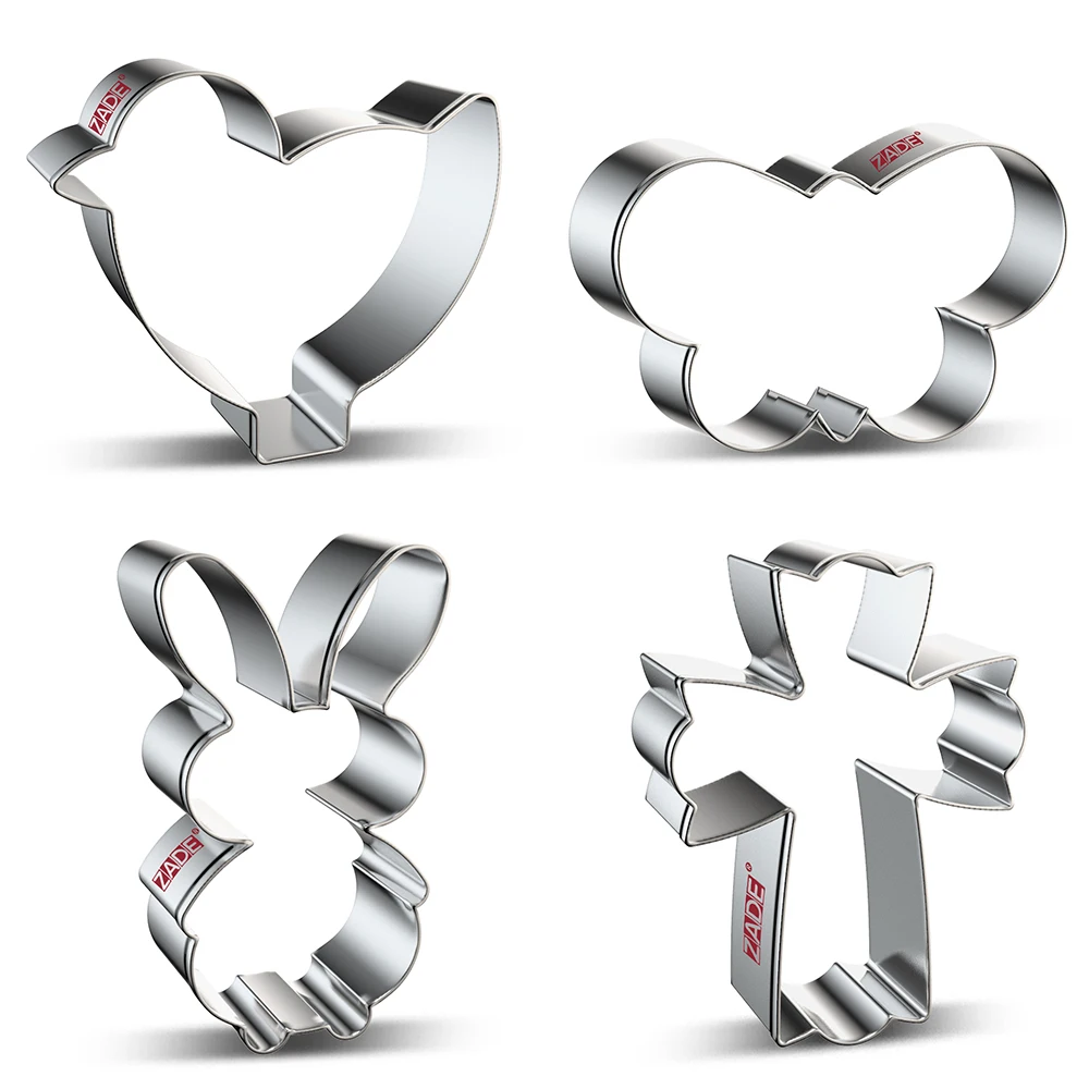 

Заде Пасхальный кролик трафареты для нарезки печенья для выпечки печенья бабочка цыпленок пасхальное для нарезки печенья в виде-Нержавеющ...