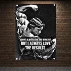 Мне всегда нравятся тренировки, но мне всегда нравятся результаты, занятия фитнесом, баннеры, флаги, бодибилдинг, спорт