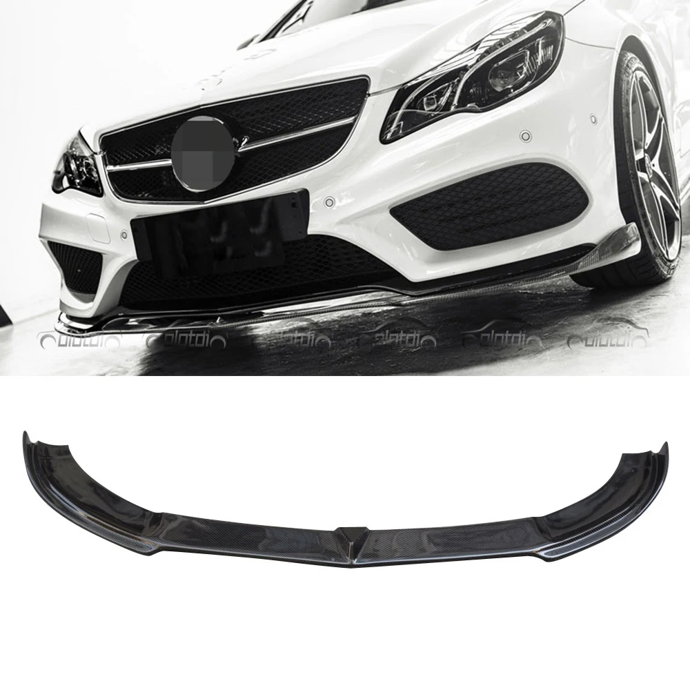 

Auto Body Kits Carbon Fiber Front Lip Bumper Chin Spoiler Wing Splitters for Mercedes Benz E Class W207