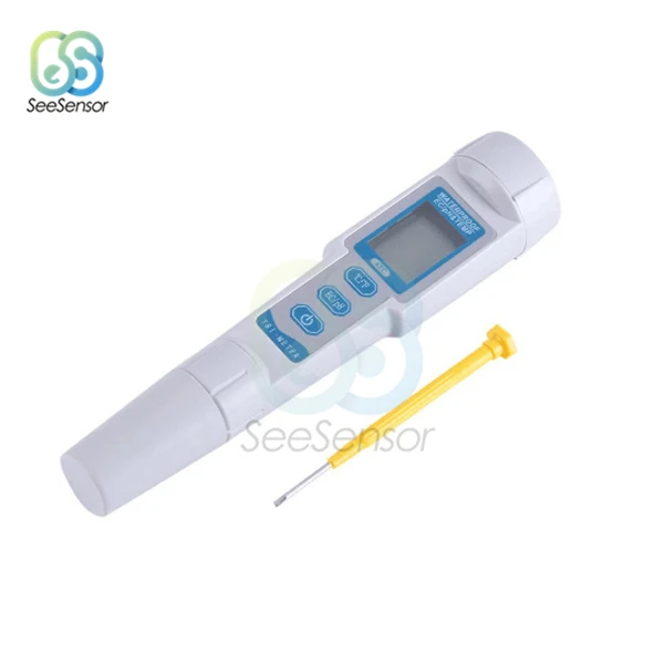 PH EC TEMP Meter Цифровой рН-метр тестер качества воды Монитор TDS/PH/EC Тестер температуры Ручка проводимость вода качество измерительные инструменты - Цвет: PH EC TEMP Meter