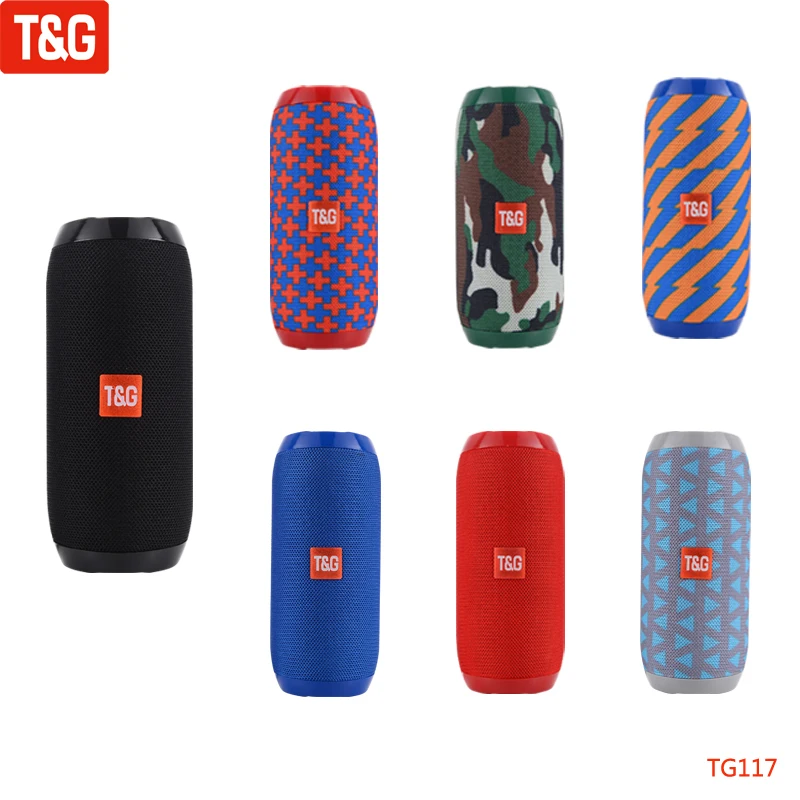 Портативная Bluetooth-Колонка T &amp G TG117 беспроводной динамик с высоким сабвуфером