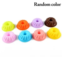silicone mini cake mold 2 75in cupcake bread making mould household diy jelly candy chocolate fondant decoration molds supplies