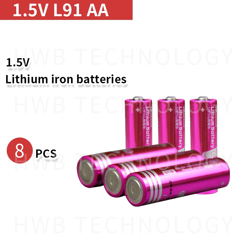 8 шт./лот японский импорт для NEXCELL AA 3000mAh 1,5 V литиевая железная батарея высокой мощности длительный срок годности цифровая камера, радио батарея