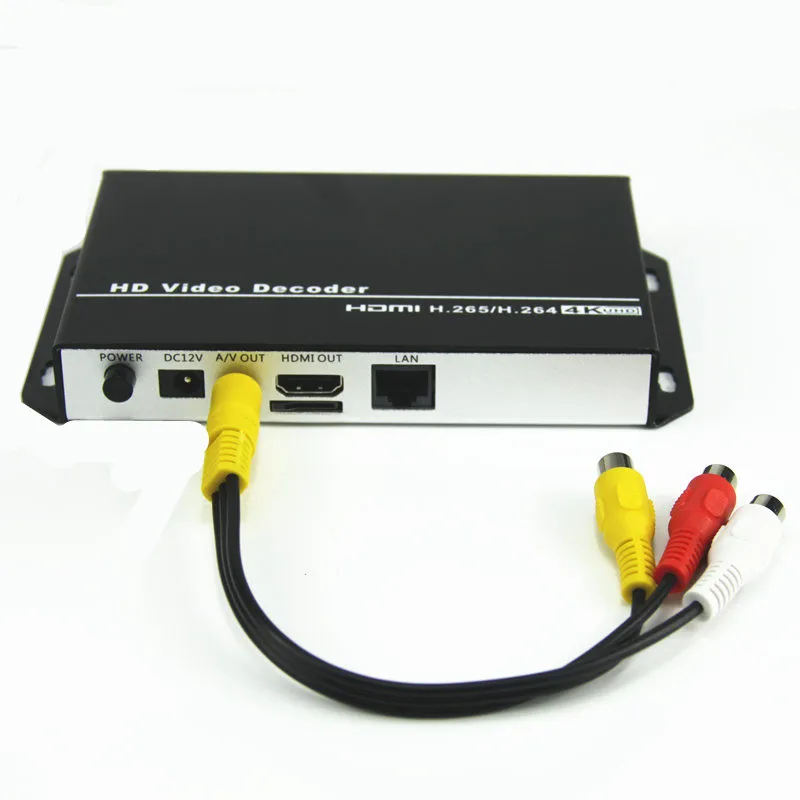HDMI HD потоковый медиа декодер RTSP UDP сетевой видеоплеер дистанционный RTMP вытяжной