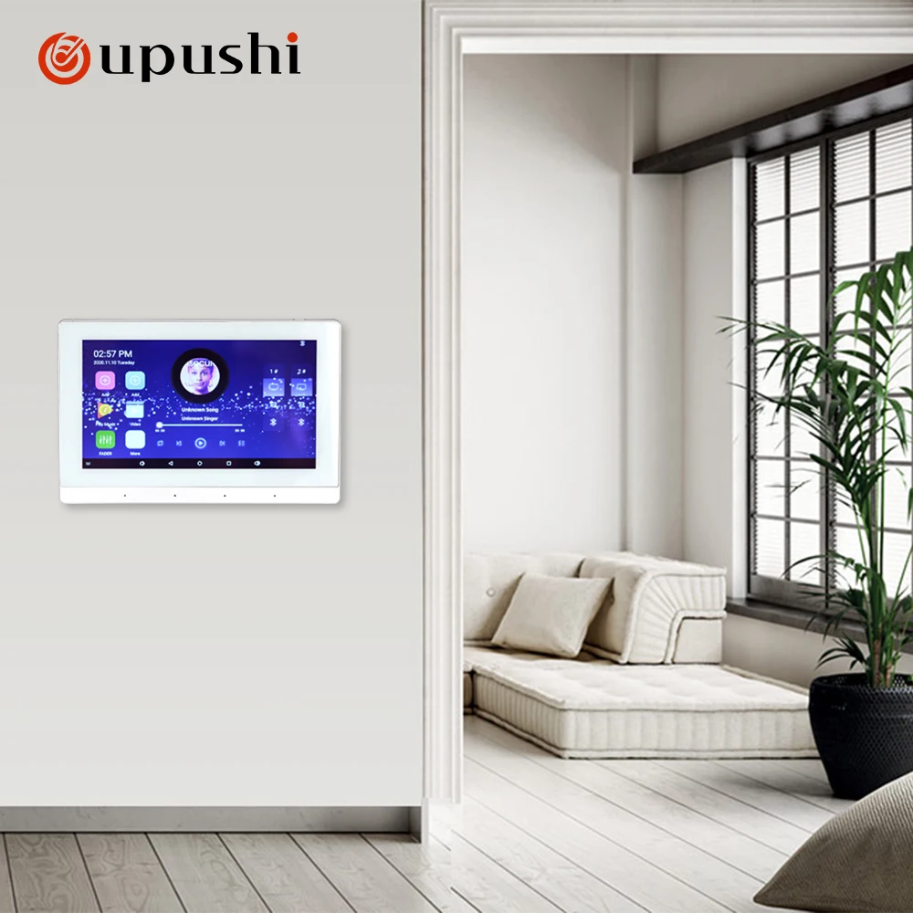 

Oupushi B7+VX6-C Ceiling speaker amplifier Audio amplifier WIFI Sound system amplifier